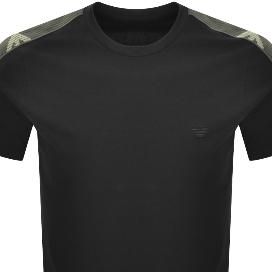 Emporio Armani Logo T Shirt Black | Mainline Menswear United
